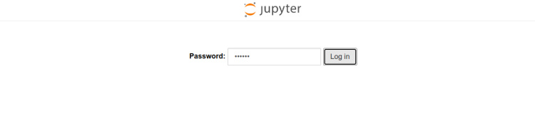 Inicio de sesión en Jupyter