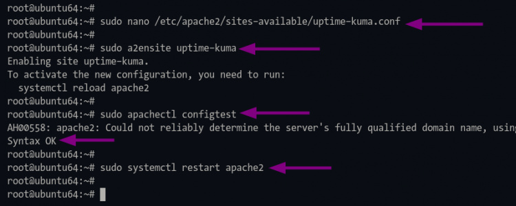 Configurar Apache como proxy inverso para uptime-kuma