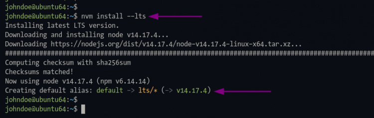 Instalación de Nodejs con NVM