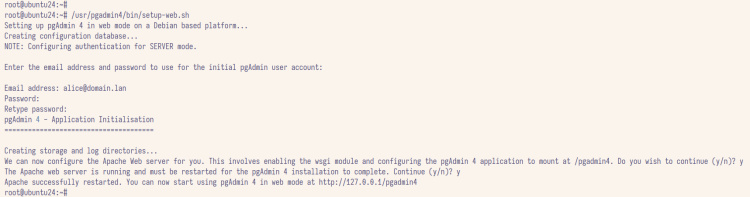 configurar pgadmin4