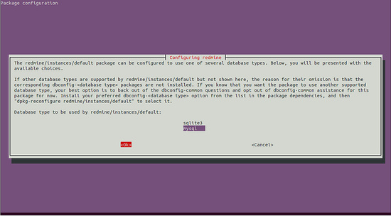 Elige la base de datos MySQL
