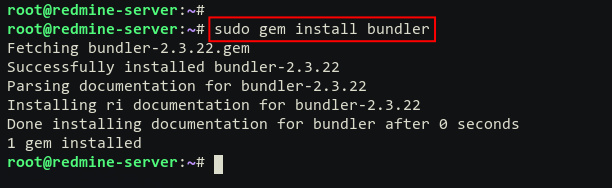 instalar bundler