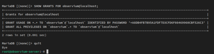 verificar privilegios de usuario