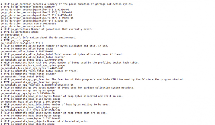 métricas del exportador de nodos