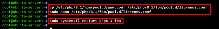 configurar PHP-FPM pool librenms