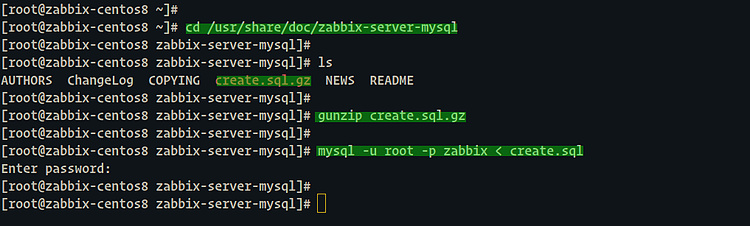 Importar el esquema de la base de datos MySQL