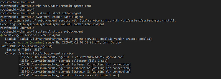 Configurar el Agente Zabbix