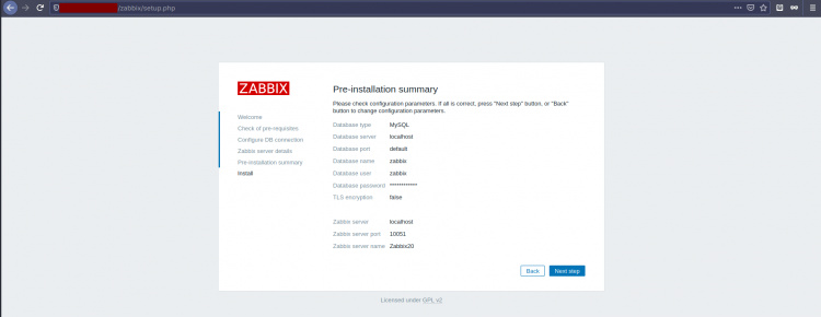 Instalación de Zabbix