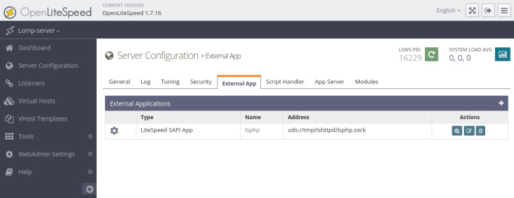 editar configuración php