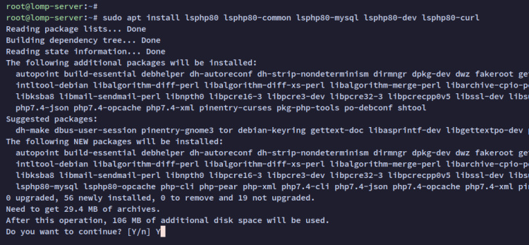 instalar php