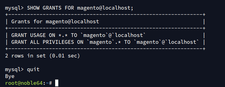 mostrar usuario mysql priv