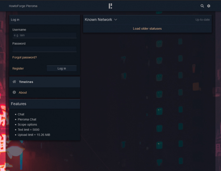 Página de Pleroma