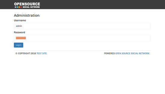 Iniciar sesión como usuario administrador
