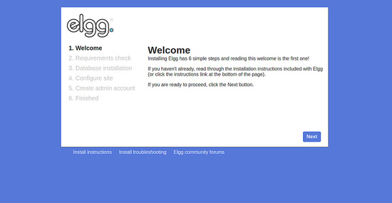 Bienvenido al Instalador de Elgg