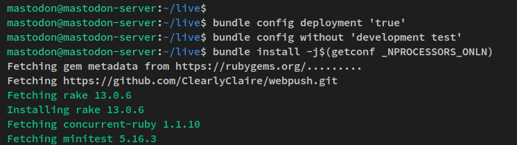 configurar el despliegue e instalar las dependencias