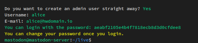 configurar usuario administrador