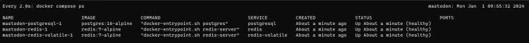 Reloj Docker Compose