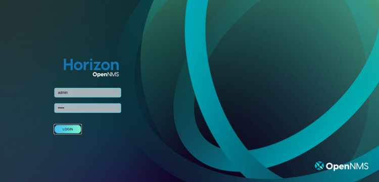 Inicio de sesión en OpenNMS