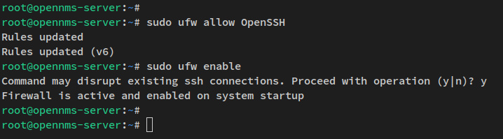 configuración ufw ssh
