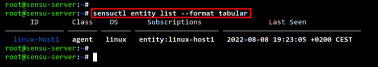 lista entidades agente