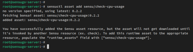 comprobación de activos cpu