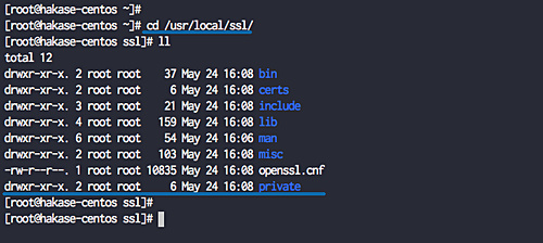 Comprueba la instalación de OpenSSL