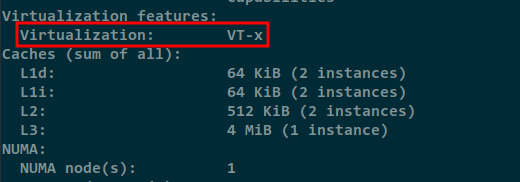 Comprobación de la compatibilidad con la virtualización