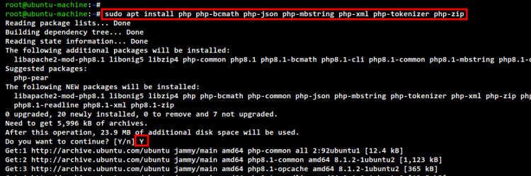 instalación de php 8.1