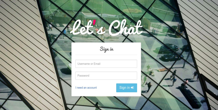 Iniciar sesión en el chat