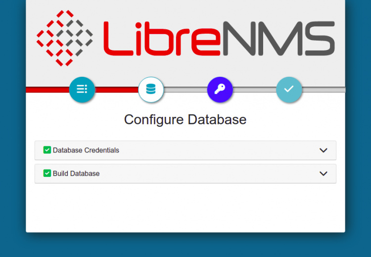 Construir la base de datos - con éxito