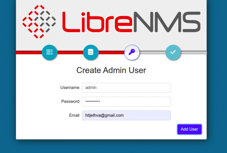 Crear usuario administrador