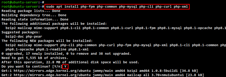 instalar php-fpm