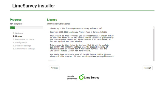 Iniciar la instalación