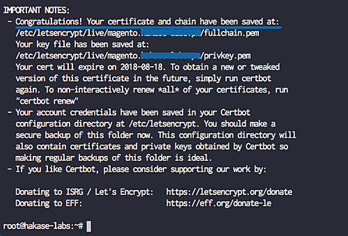 Problemas con el certificado SSL