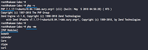 Comprueba la instalación de PHP