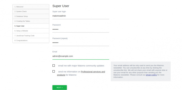 Añadir un superusuario