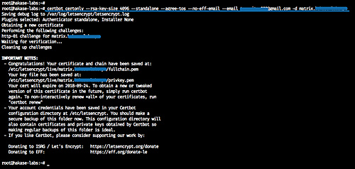 Generar certificados SSL Letsencrypt