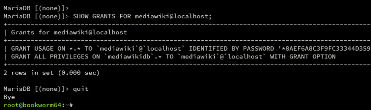 comprobar privilegios de usuario
