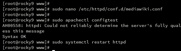Configuración de httpd