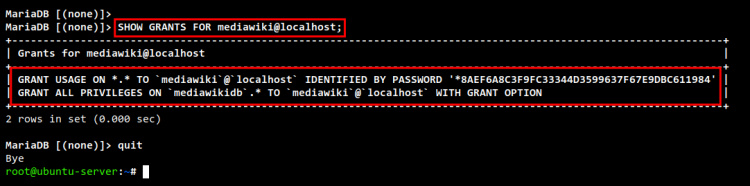 comprobar privilegios de usuario