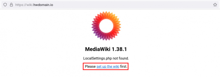 configuración de mediawiki