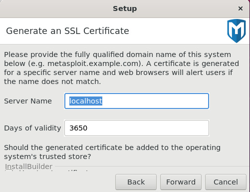 Generar certificado SSL