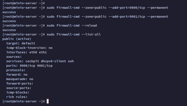 configurar firewalld