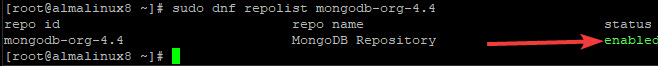 Instalación del repositorio MongoDB