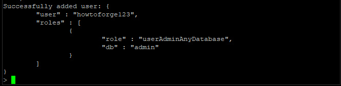 Probar la instalación de MongoDB