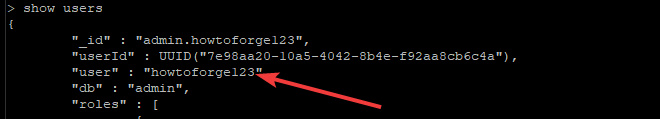 Probar la instalación de MongoDB