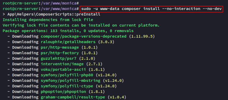 instalar dependencias