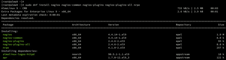 instalar nagios