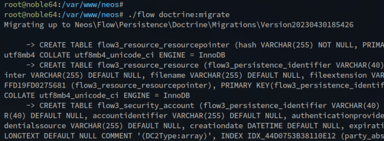 migrar base de datos