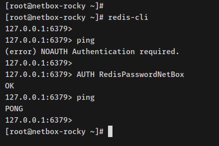 redis verificar ping